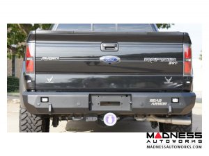 Ford F-150 Stealth Rear Winch Bumper - Texture Black WARN M8000 Or 9.5xp